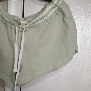 Southern spirit women short color pastel green size large